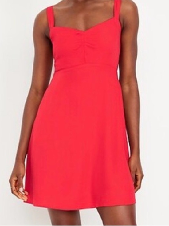 Old Navy Dresses & Skirts - Red Cowl-Neck Women's Dress with Adjustable Straps